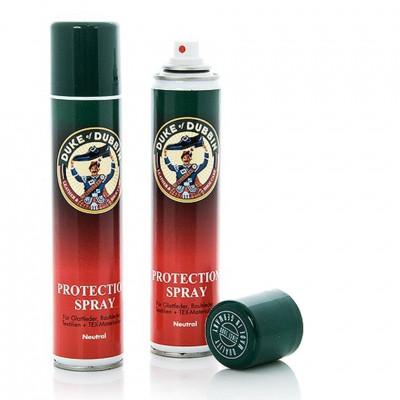 Duke Protection, водоотталкивающий аэрозоль  Duke of Dubbin для всех видов кож, текстиля, 200 мл.