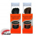 CORBBY Шнурки 75см круглые толстые с пропиткой черные, коричневые.