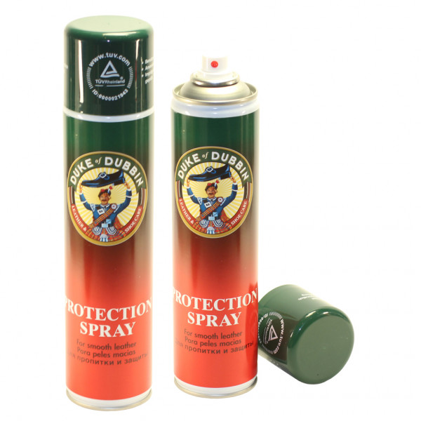 Duke Protection, водоотталкивающий аэрозоль Duke of Dubbin для всех видов кож, текстиля, 400 мл.