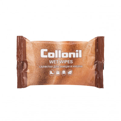 Салфетки влажные Collonil для замши, нубука и велюра, 15 штук.