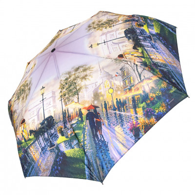 RAINDROPS зонт женский 3 сложения, суперавтомат, полиэстер, купол 104 см. 29815R-04
