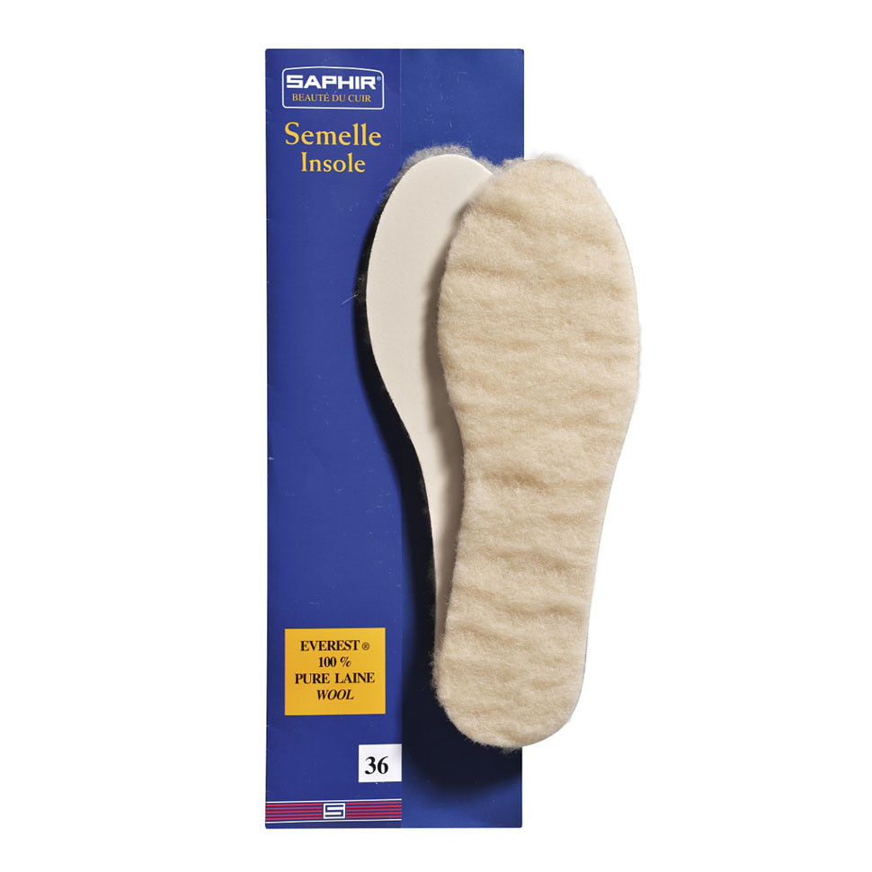 Стельки SAPHIR Semelle Insolle Everest 100% Pure Laine Wool.