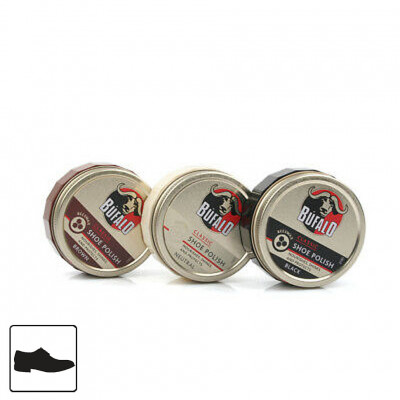 Крем для обуви из всех видов гладкой кожи, банка 75 мл. Shoe Polish BUFALO.