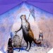 ALMAS зонт женский кошки, 3 сложения, автомат, сатин+полиэстер, купол 100 см. 1051-04