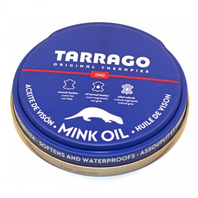 Жир Mink Oil TARRAGO с натуральным норковым маслом, банка 100 мл.