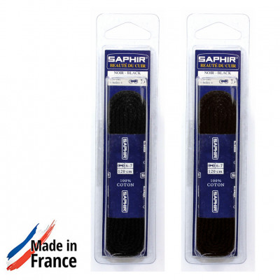 SAPHIR Шнурки 150см круглые толстые, цветные.