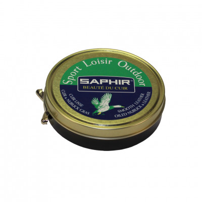 Воск для спортивной и туристической обуви Sport Loisir Outdoor SAPHIR, металлическая банка, 100 мл.
