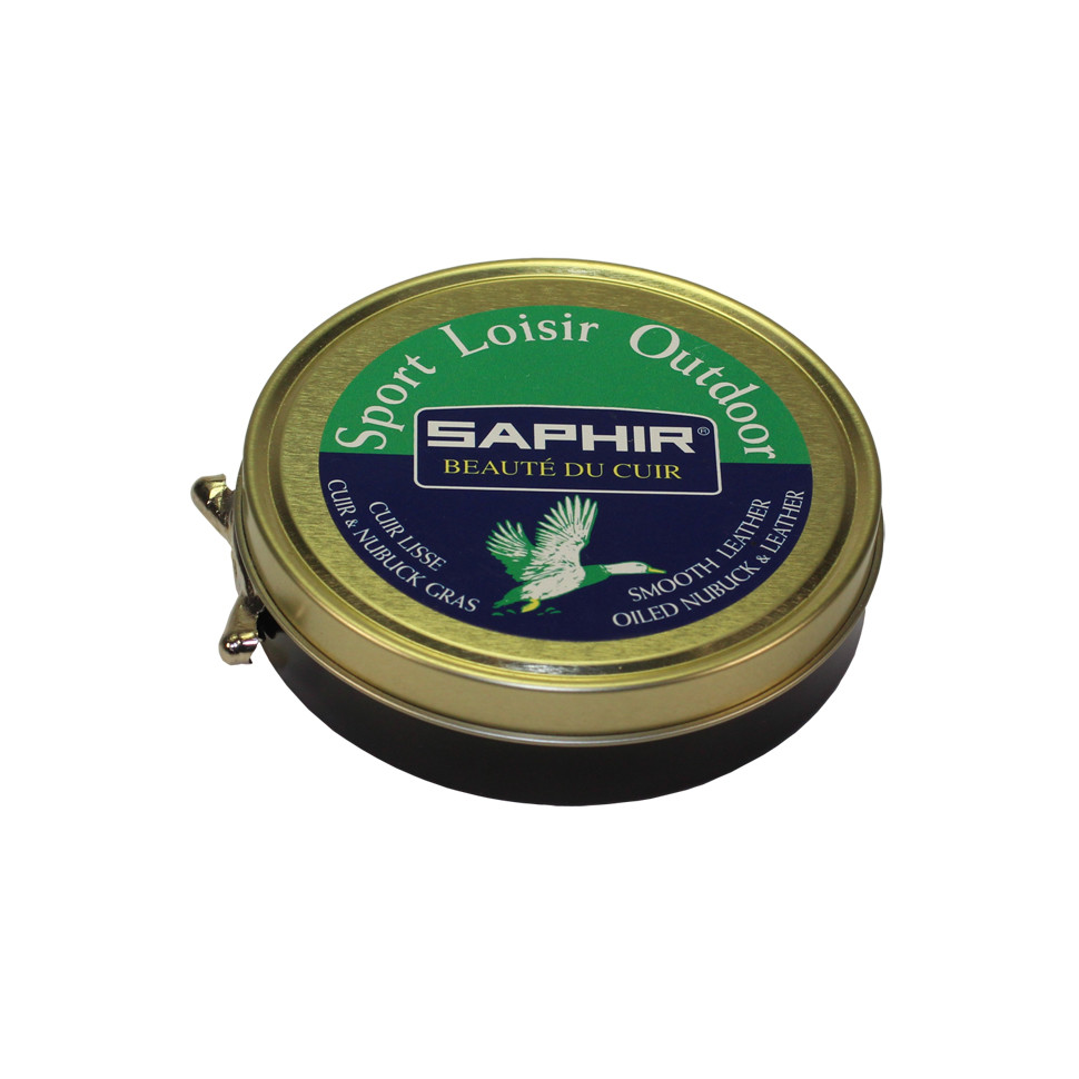 Воск для спортивной и туристической обуви Sport Loisir Outdoor SAPHIR, металлическая банка, 100 мл.