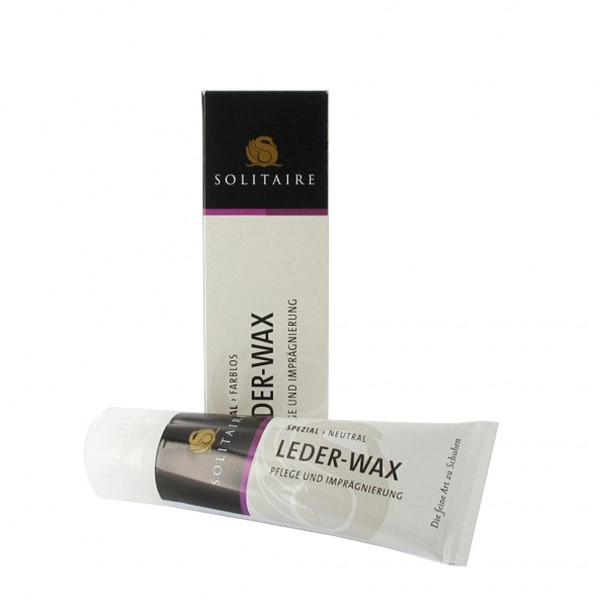 Средство для ухода за спортивной и туристической обувью Leder Wax SOLITAIRE, тюбик с губкой, 75 мл.