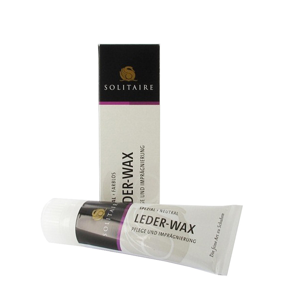 Средство для ухода за спортивной и туристической обувью Leder Wax SOLITAIRE, тюбик с губкой, 75 мл.