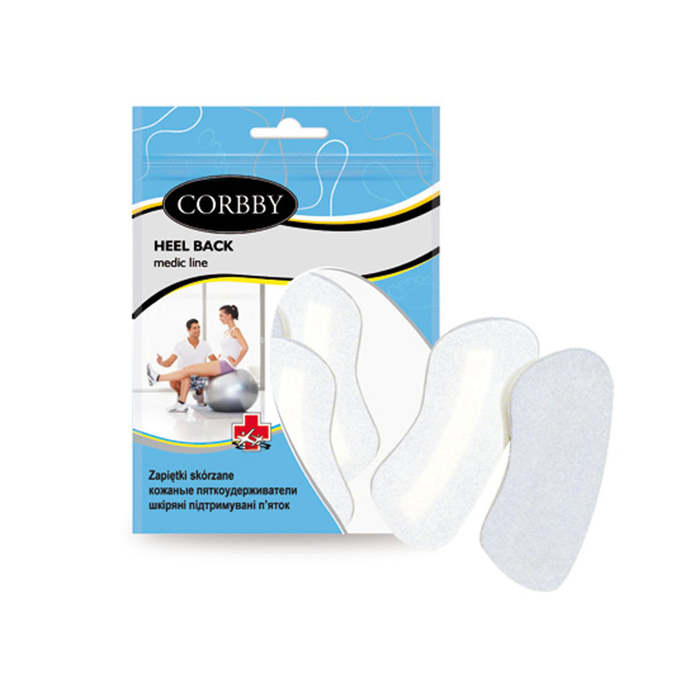 Пяткоудерживатели из натуральной замши CORBBY HEEL Back.