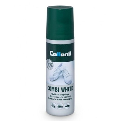 Белая краска для гладкой кожи и текстиля COMBI WHITE COLLONIL, флакон, 100 мл.
