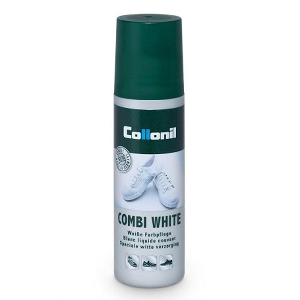 Белая краска для гладкой кожи и текстиля COMBI WHITE COLLONIL, флакон, 100 мл.