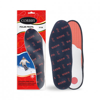 Стельки анатомические CORBBY Polar Profil, демисезонные.
