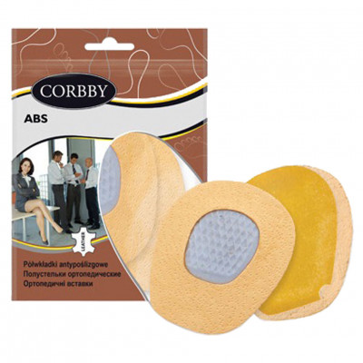 CORBBY Профилактический вкладыш ABS от натоптышей из натуральной кожи.