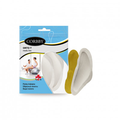 CORBBY Пелот Т-образный из натуральной кожи, ORTO T.