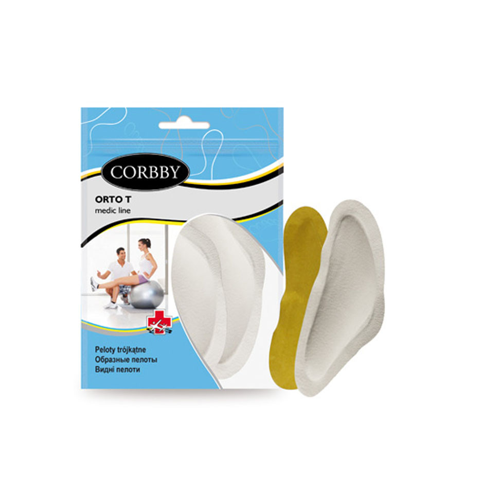 CORBBY Пелот Т-образный из натуральной кожи, ORTO T.