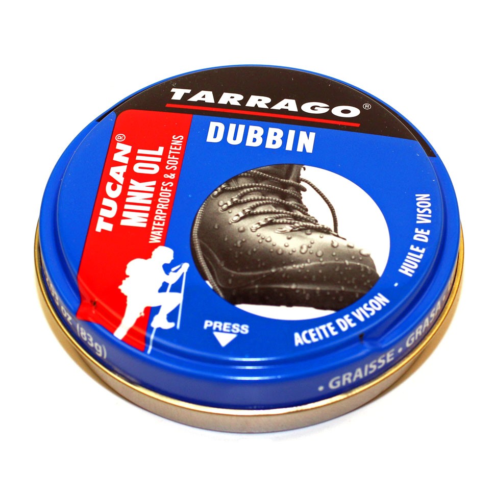 Крем-пропитка для туристической обуви Tucan Mink Oil TARRAGO, металлическая банка, 100 мл.
