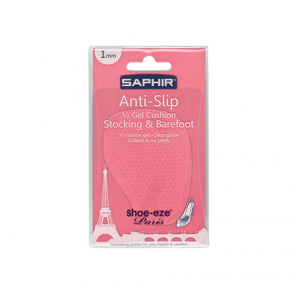 Полустельки гелевые 1 мм. ANTI -SLIP 1/2 Semelles GEL SAPHIR.