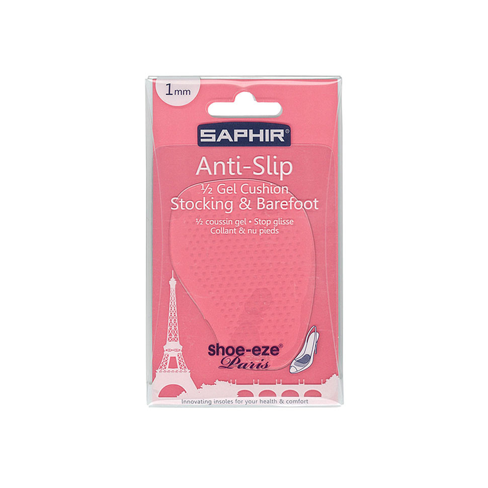 Полустельки гелевые 1 мм. ANTI -SLIP 1/2 Semelles GEL SAPHIR.
