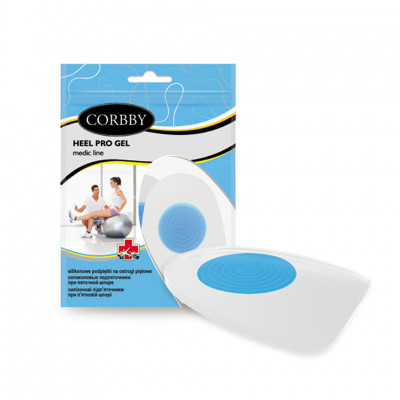 Подпяточник гелевый CORBBY Heel Pro Gel.