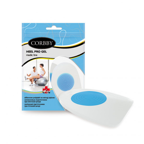Подпяточник гелевый CORBBY Heel Pro Gel.