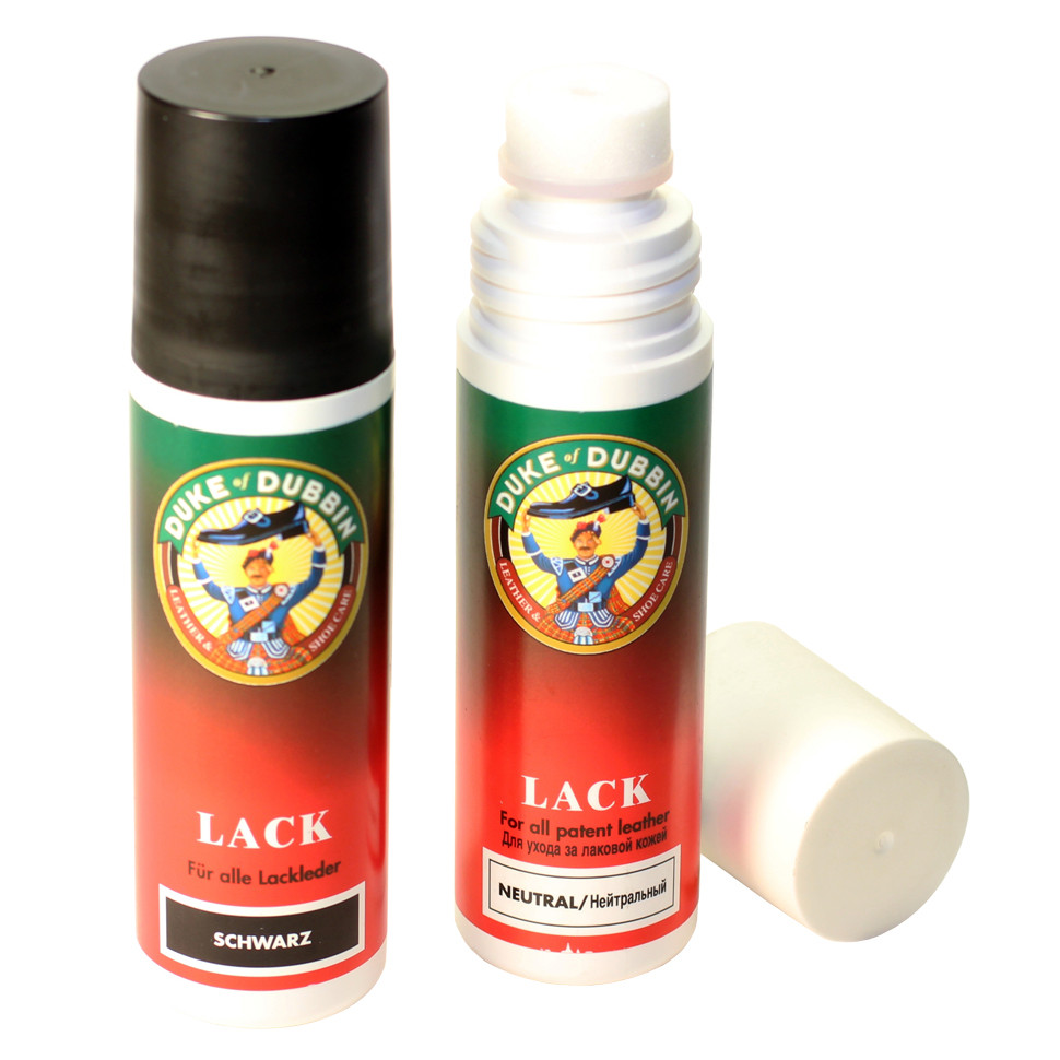 Уход за лаковой кожей Lack Duke of Dubbin, флакон с губкой 100 мл.