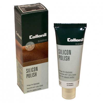 Крем для обуви Silicon Polish COLLONIL, цветной, тюбик, 75 мл.