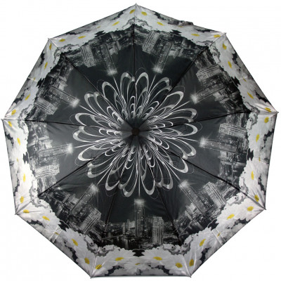 RAINDROPS зонт женский 3 сложения, автомат, сатин, купол 99 см. 22814R-06