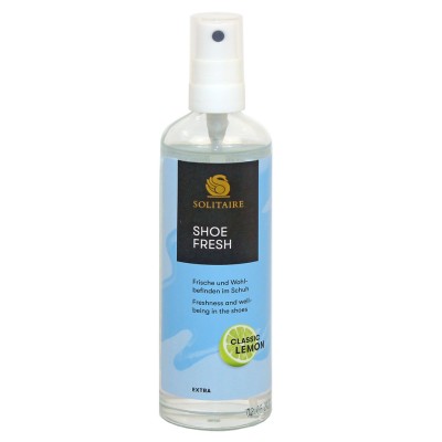 Бактерицидный дезодорант для обуви Shoe Fresh Deo SOLITAIRE, с запахом лимона, стекло, 100 мл.