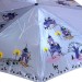 UTEKI зонт женский кошки, 3 сложения, суперавтомат, мако-сатин, купол 105 см. U5074-02