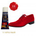 Крем тюбик с губкой Creme de luxe SAPHIR, цветной, 75 мл.