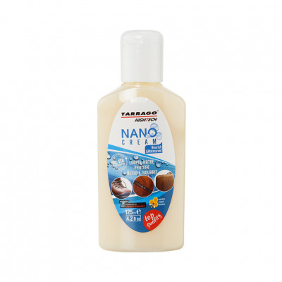 Бальзам Nano Cream TARRAGO для всех видов гладких кож и мембранных материалов, флакон, 125 мл.
