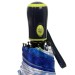 DOLPHIN зонт женский небо, 3 сложения, суперавтомат, сатин, купол 100 см. 578R-04