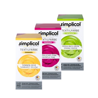 SIMPLICOL INTENSIV Краска для окрашивания текстиля, 150 мл. + 400 гр.