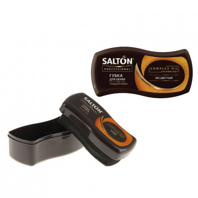 Губка для обуви из гладкой кожи Complex Oil SALTON Professional.
