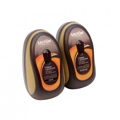 Губка для обуви с Дозатором Complex Oil SALTON Professional, для гладкой кожи.