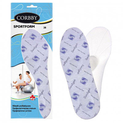 Профилированная стелька CORBBY Sportform для спортивной обуви.