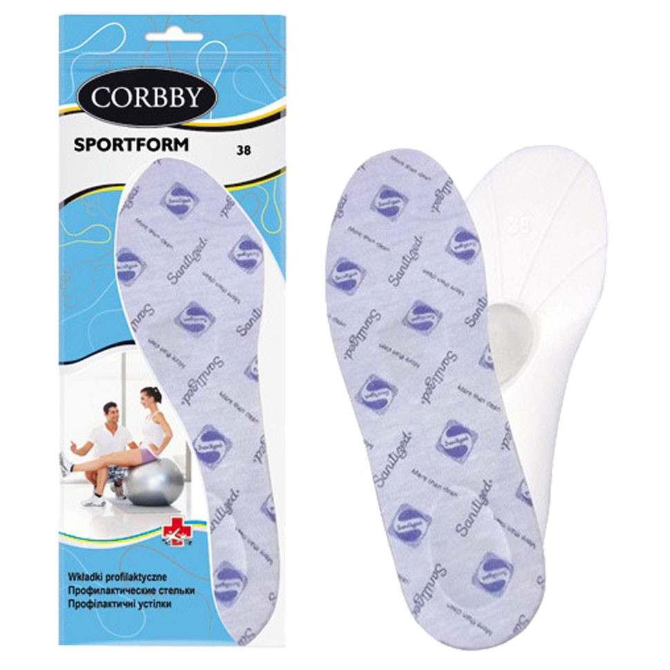 Профилированная стелька CORBBY Sportform для спортивной обуви.