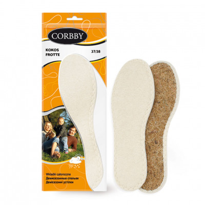 Стельки CORBBY повседневные Kokos Frotte .