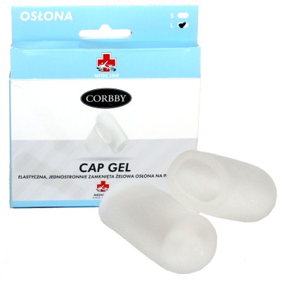 Гелевый колпачок CORBBY Cap Gel для деформированных пальцев стопы, 2 шт.