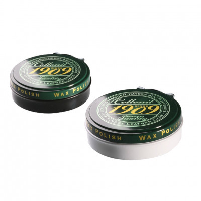 Воск 1909 Wax Polish COLLONIL для всех видов гладкой кожи, цветной, банка жестяная, 75 мл.