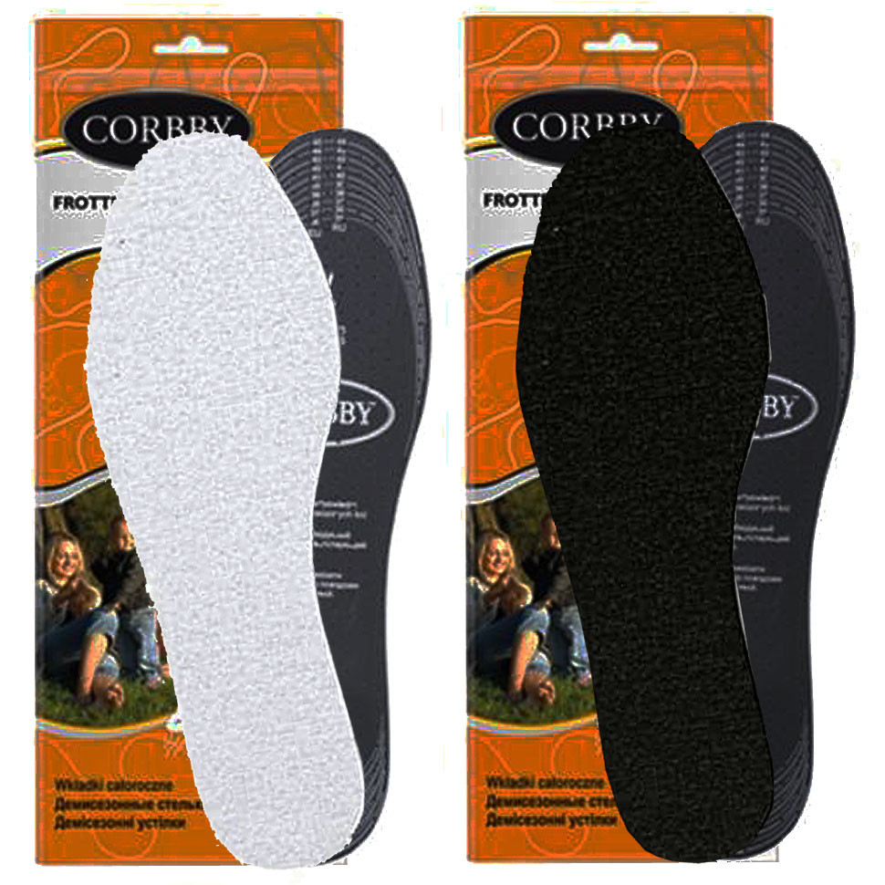 Стельки CORBBY FROTTE для обуви, цветные, безразмерные.