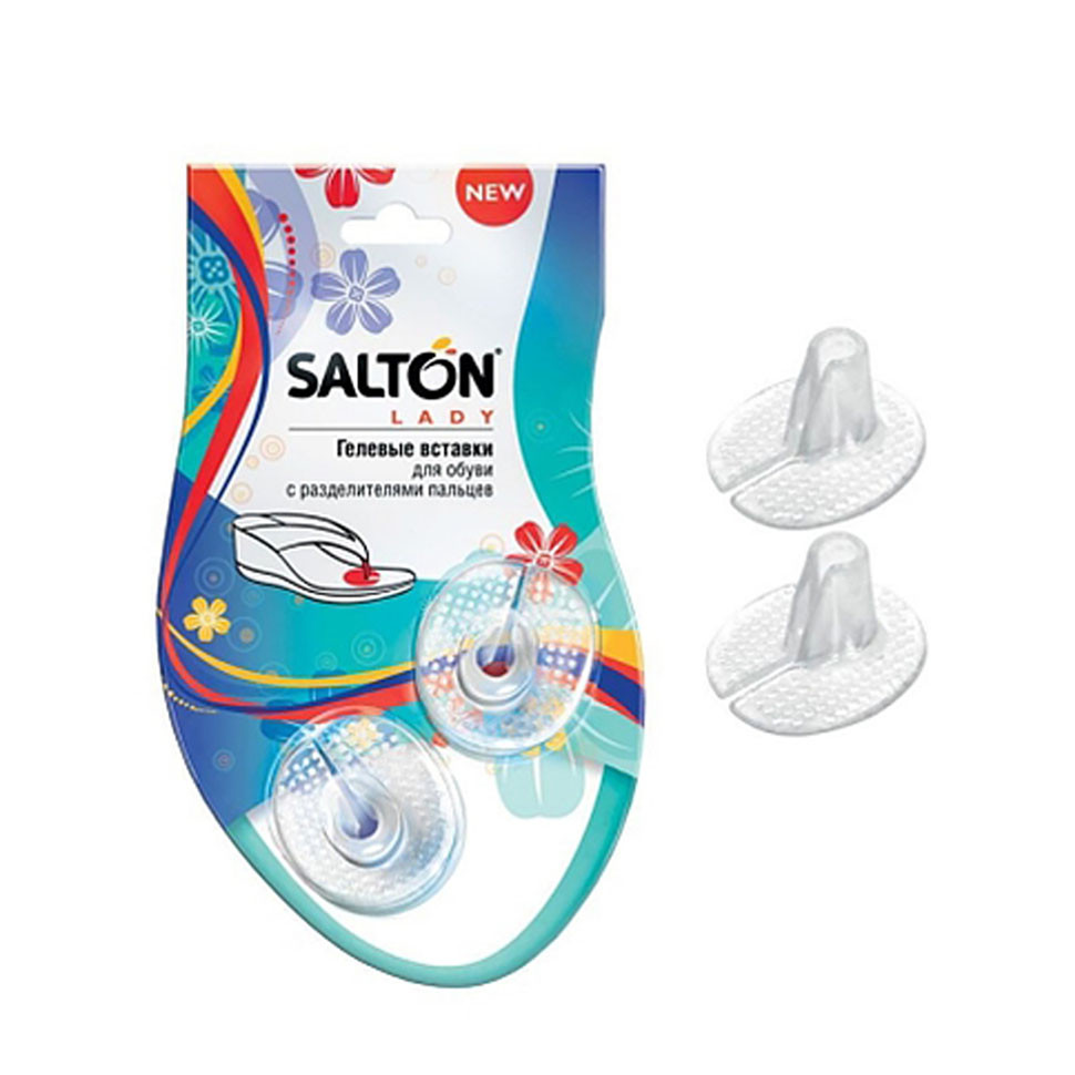 Salton-Lady, Гелевые вставки для обуви, с разделителями пальцев, безразмерные.