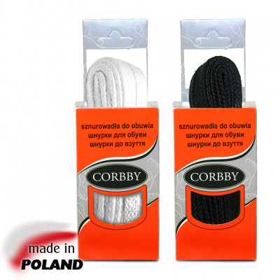 CORBBY Шнурки 100см плоские.