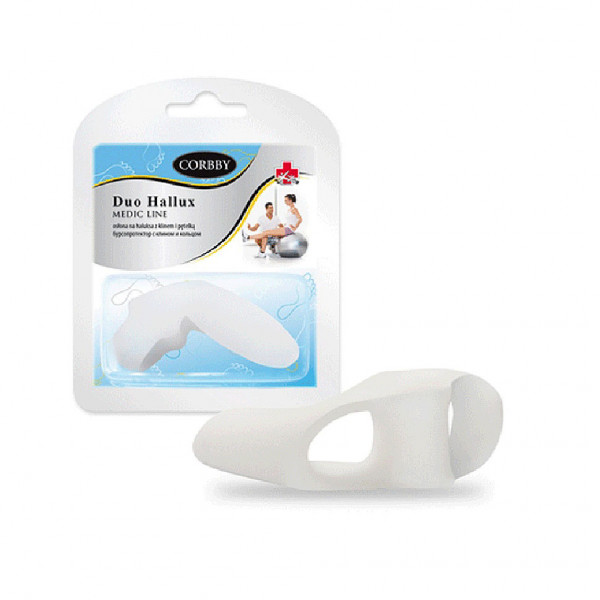 Бурсопротектор гелевый 1 шт. с клином и кольцом DUO HALLUX CORBBY.