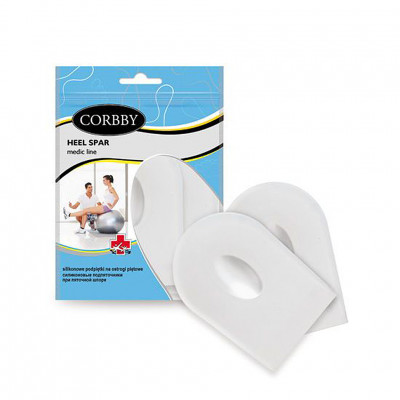 Силиконовые подпяточники при пяточной шпоре HEEL SPAR CORBBY.
