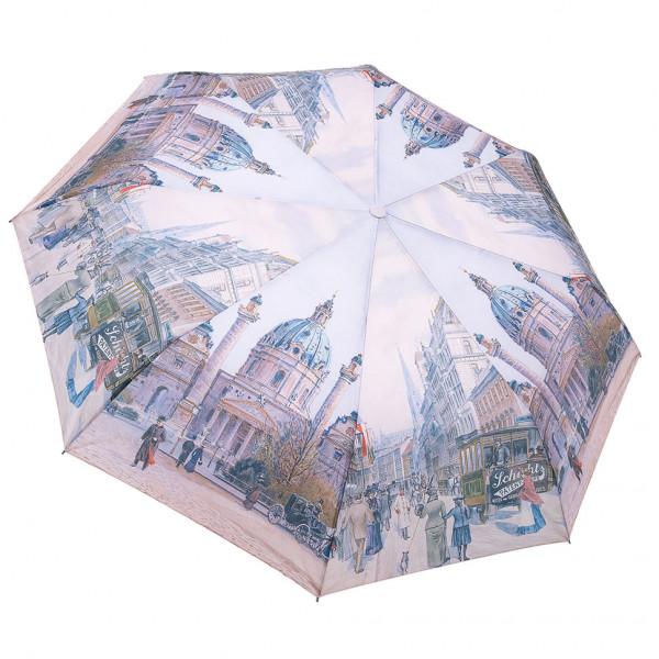 RAINDROPS зонт женский 3 сложения, суперавтомат, полиэстер, купол 98 см. 395/3-02