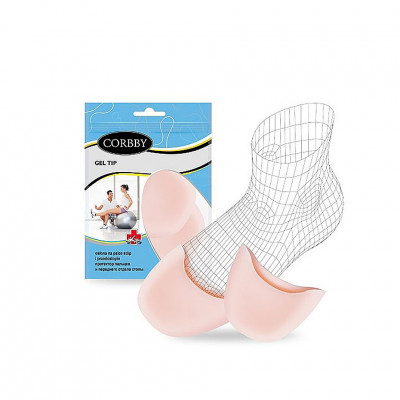 Протектор пальцев и переднего отдела стопы GEL TIP CORBBY.