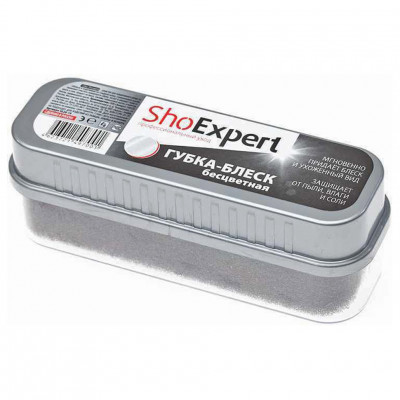 SHOExpert Губка для экспресс чистки обуви из гладкой кожи